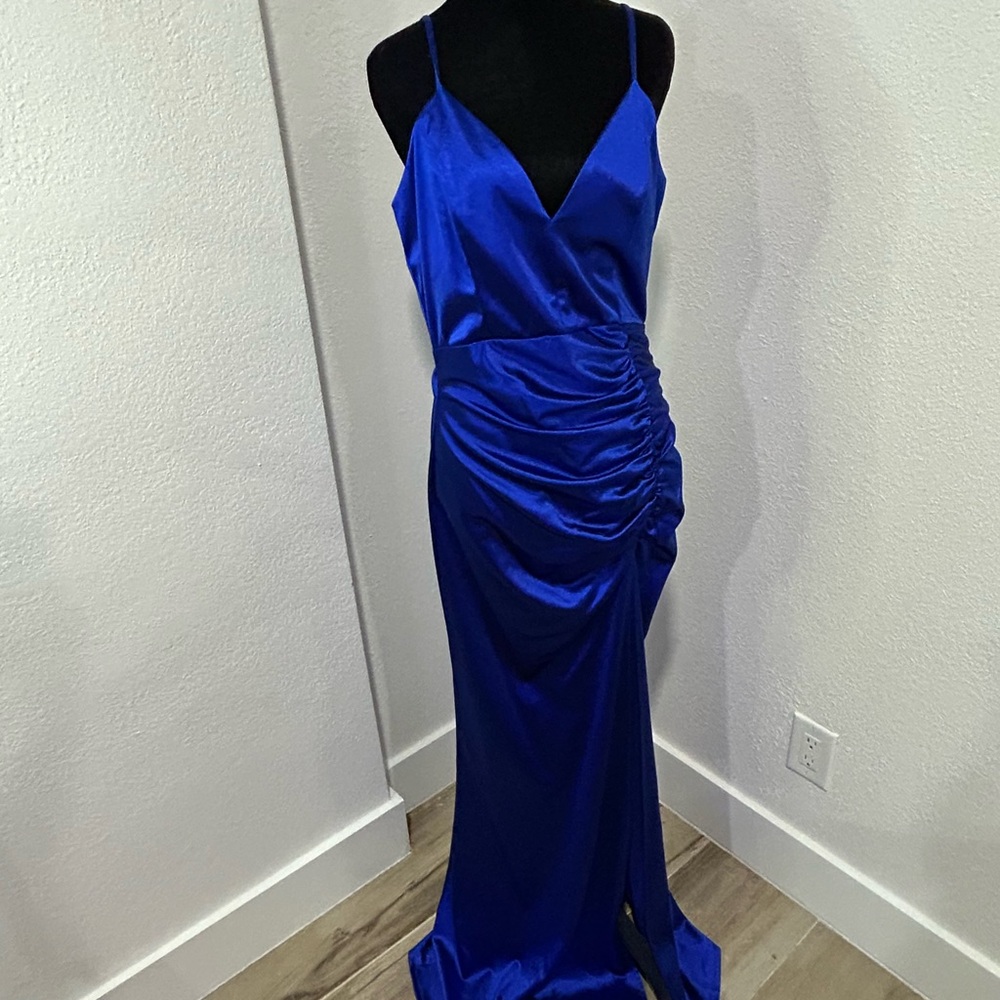 Honey and Rosie Royal Blue Maxi Dress